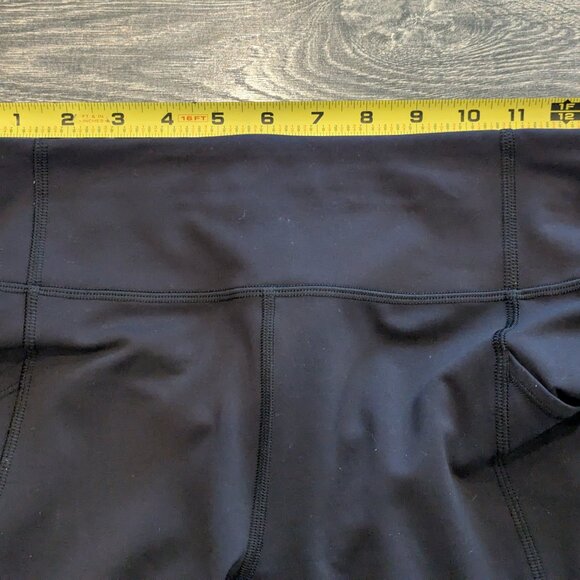 Lululemon Women's 6 Invigorate High Rise Tight Legging 25” Black media pockets - Picture 8 of 11